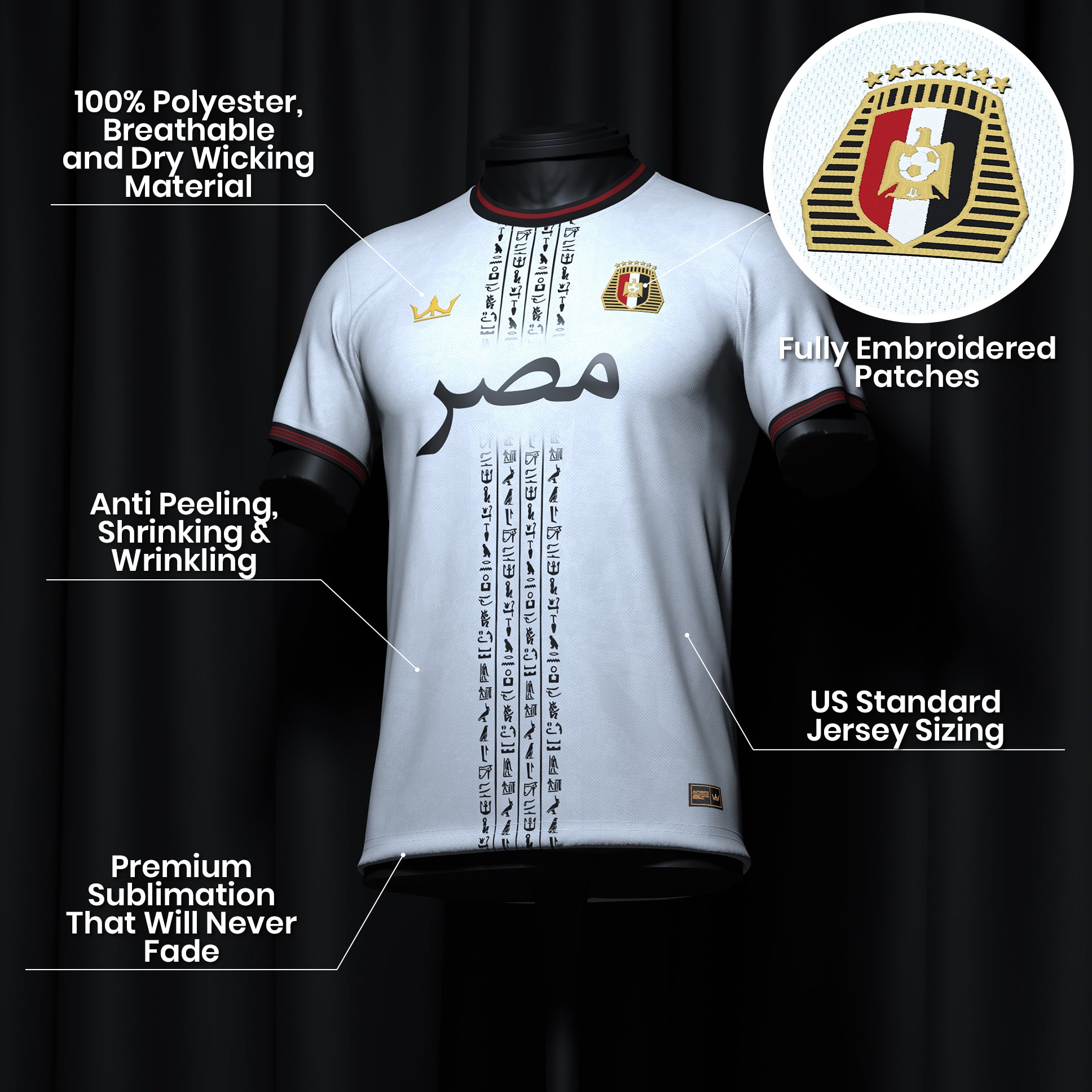 Egypt Custom Football Jersey