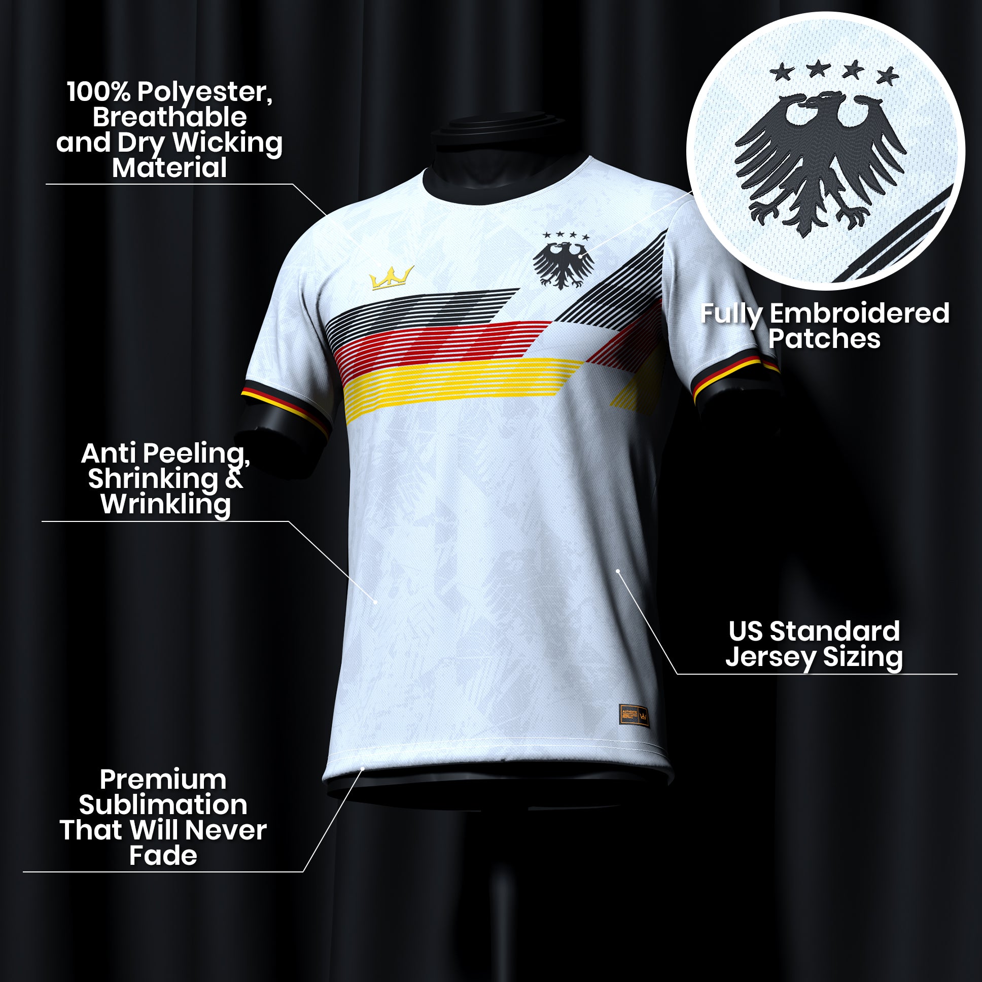 Germany Custom Football Jersey