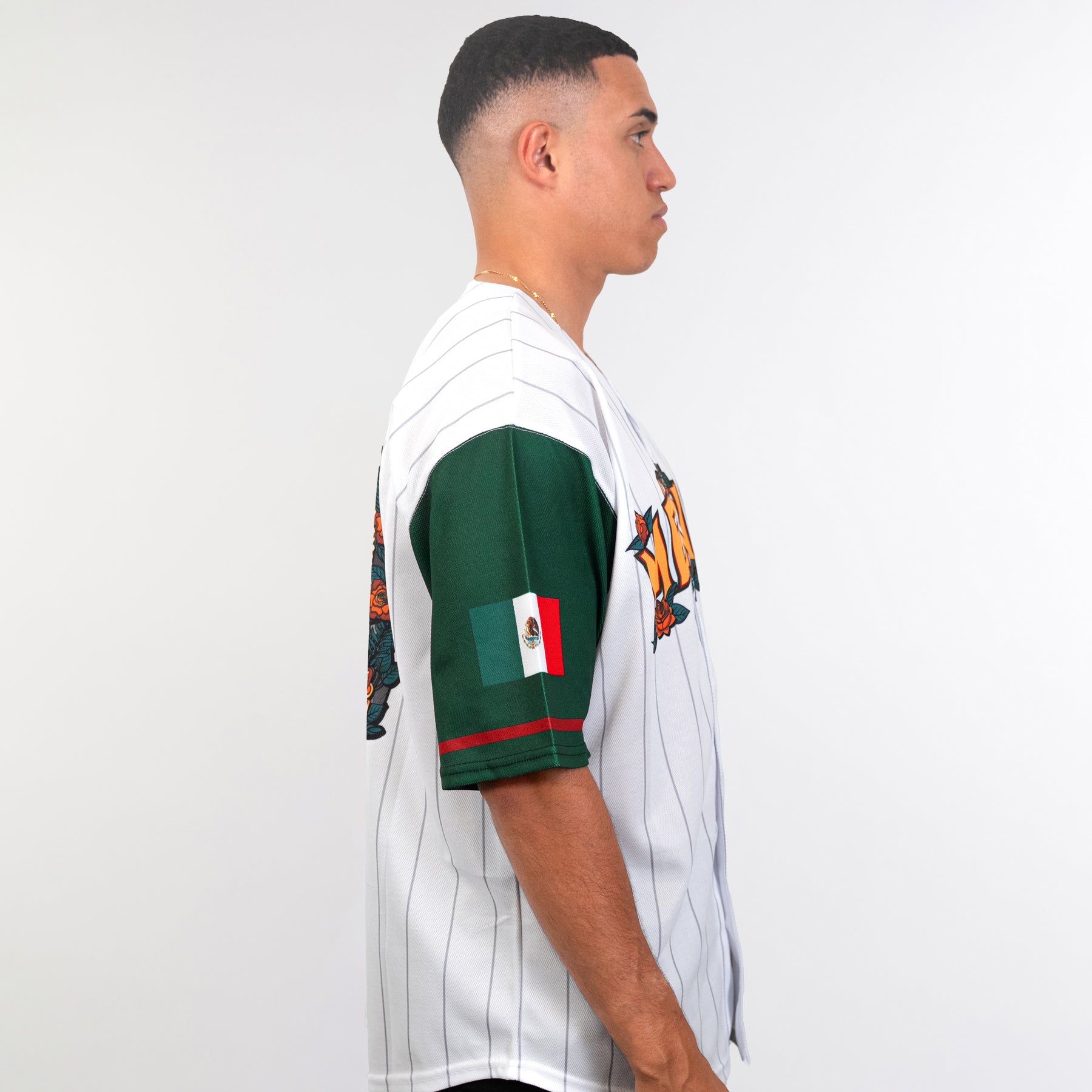 Mexico White Guadalupe Baseball Jersey