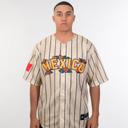 Mexico Beige Guadalupe Baseball Jersey