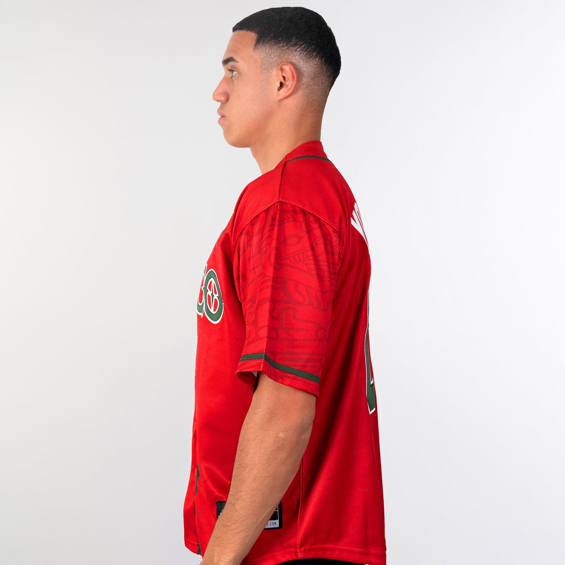 Mexico Custom Red Baseball Jersey