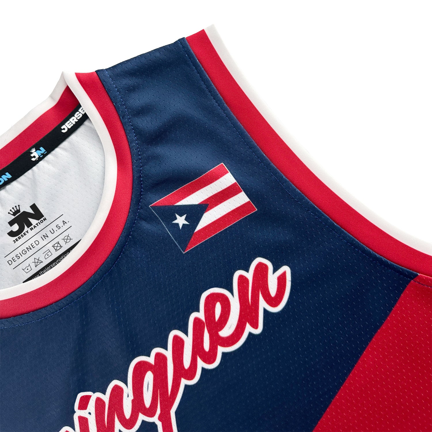 Puerto Rico Custom Basketball Jersey