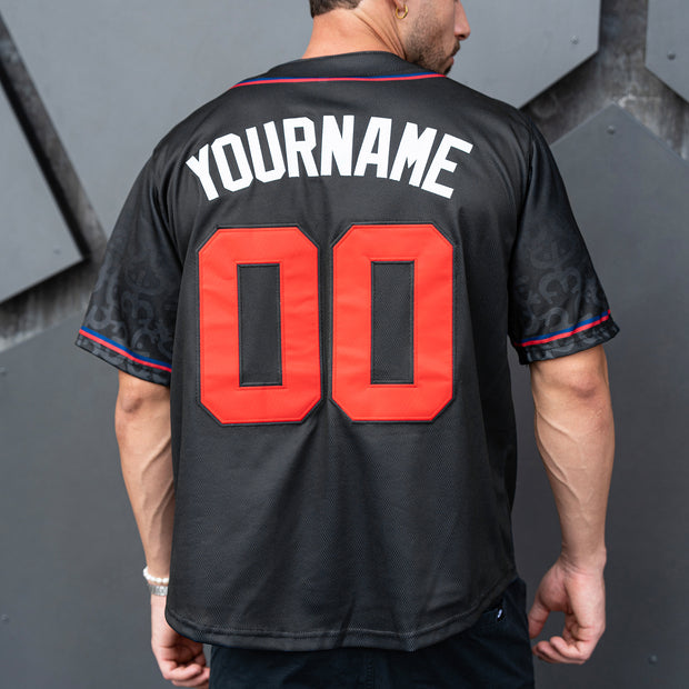 Puerto Rico Black Custom Baseball Jersey