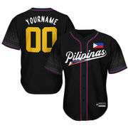 Philippines Custom Black Baseball Jersey