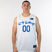 Philippines White Custom Basketball Jersey