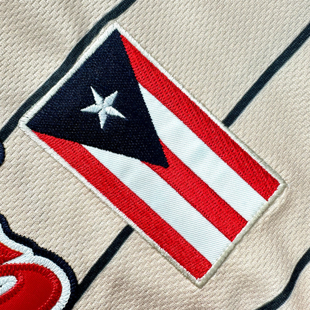 Puerto Rico Beige Custom Jersey