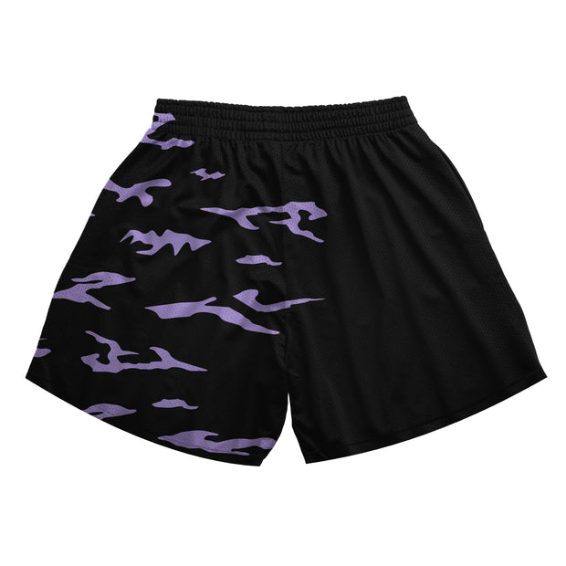 Cursed Mark Anime Mesh Shorts