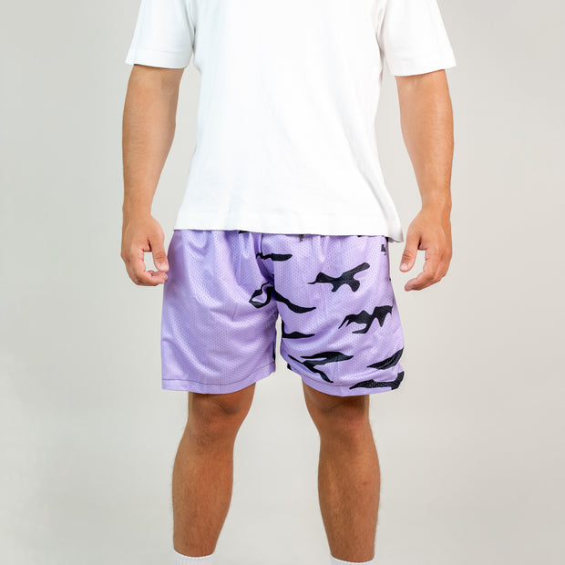 Cursed Mark Anime Mesh Shorts