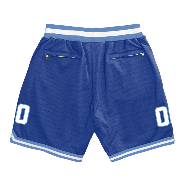 Blue-White Custom Basketball Shorts